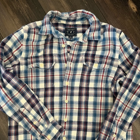 American Eagle Flannel Shacket Shirt 
